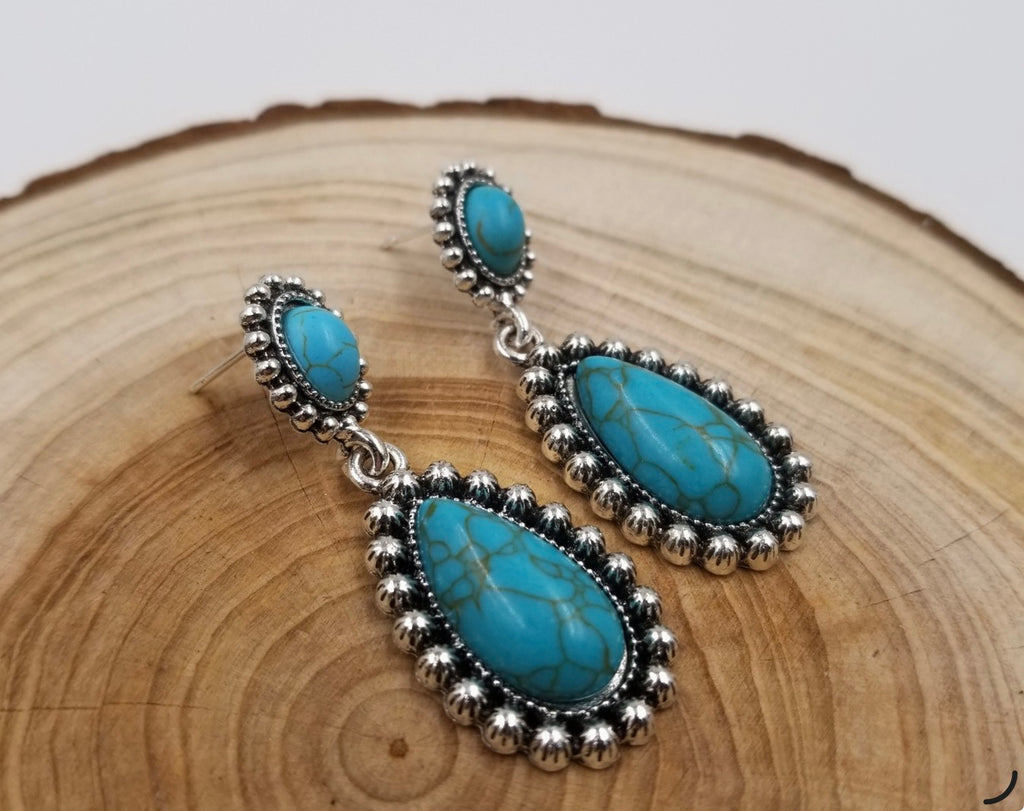 Turquoise Teardrop